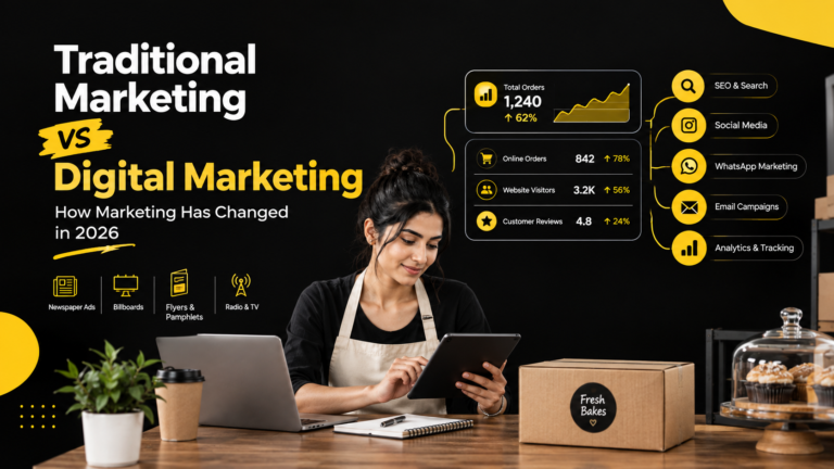 Traditional Marketing vs Digital Marketing: How Marketing Has Changed in 2026